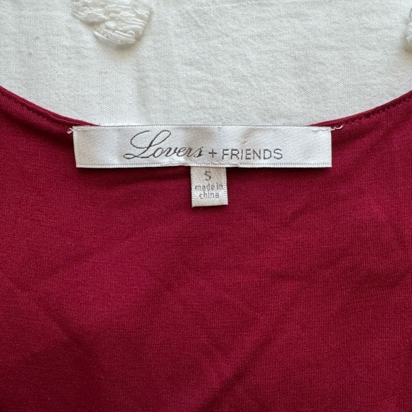 Lovers + Friends Sundance Maxi Dress in Wine Size Small - Picture 9 of 11